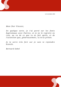 Hommage de Bernard Sobel