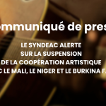 Le Syndeac alerte sur la suspension de la coopération artistique avec le Mali, le Niger et le Burkina Faso