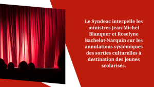 La culture ne ferait-elle plus partie du schéma éducatif national en temps de crise sanitaire ?