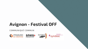 Communiqué commun Synavi, SCC, Snes et Syndeac