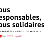 COVID-19 : tous responsables, tous solidaires