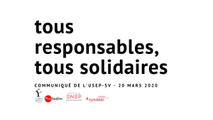 COVID-19 : tous responsables, tous solidaires