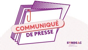 Le Syndeac appelle à un report du vote des budgets des collectivités territoriales