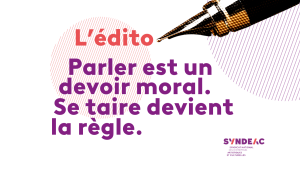 Parler est un devoir moral. Se taire devient la règle.