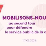 Mobilisons-nous au second tour pour défendre le service public de la culture !