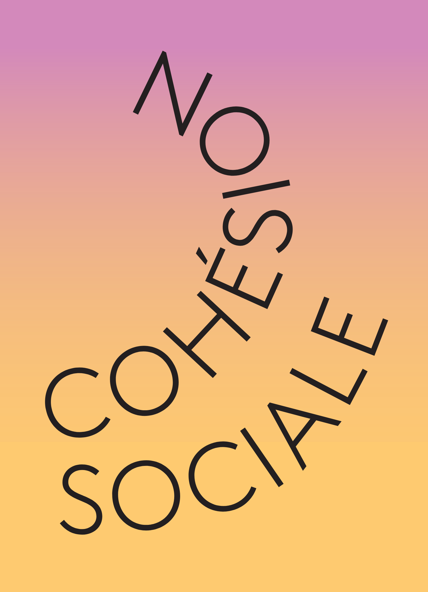 Cohesion sociale, recto