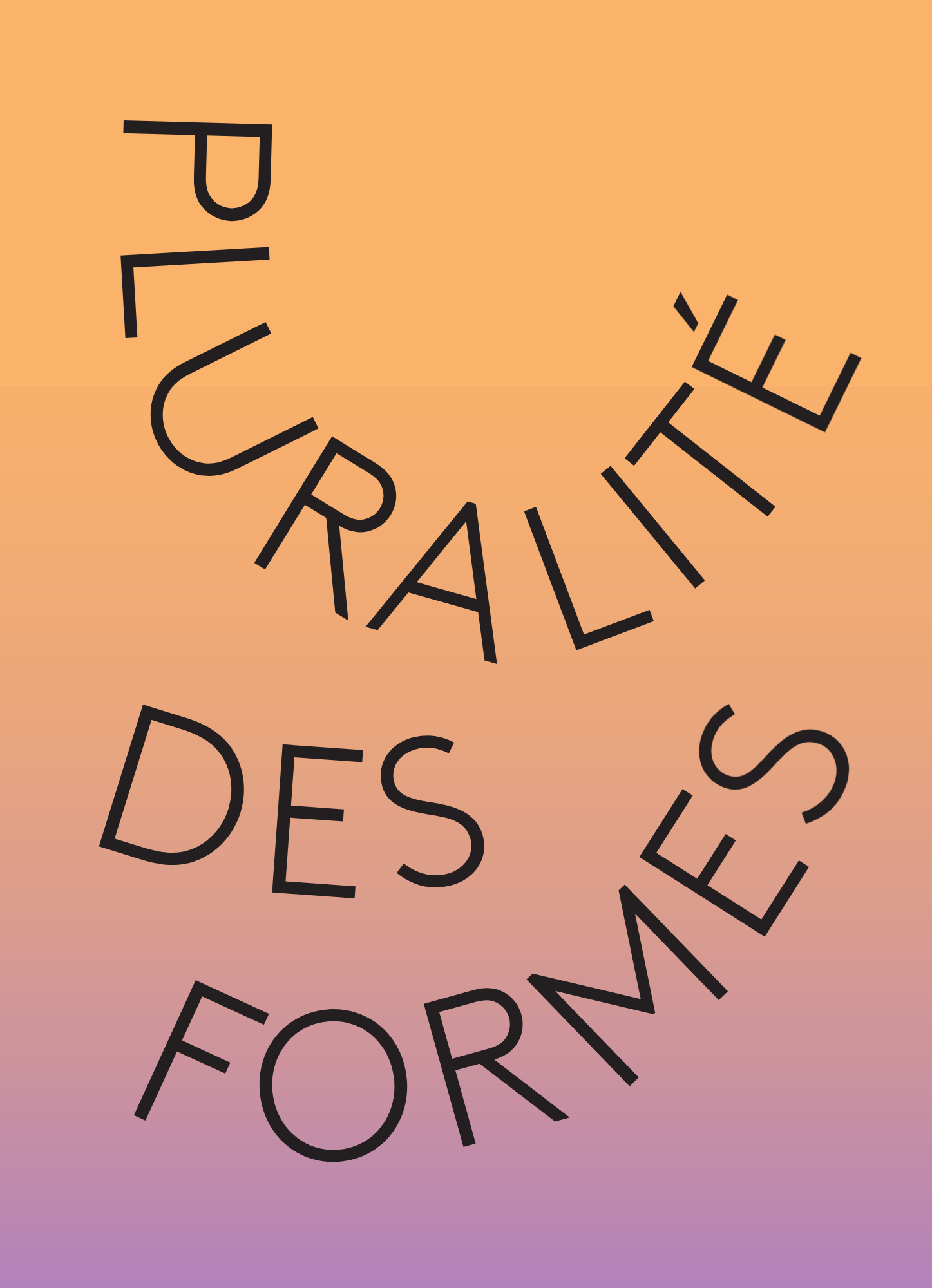 Pluralite des formes, recto